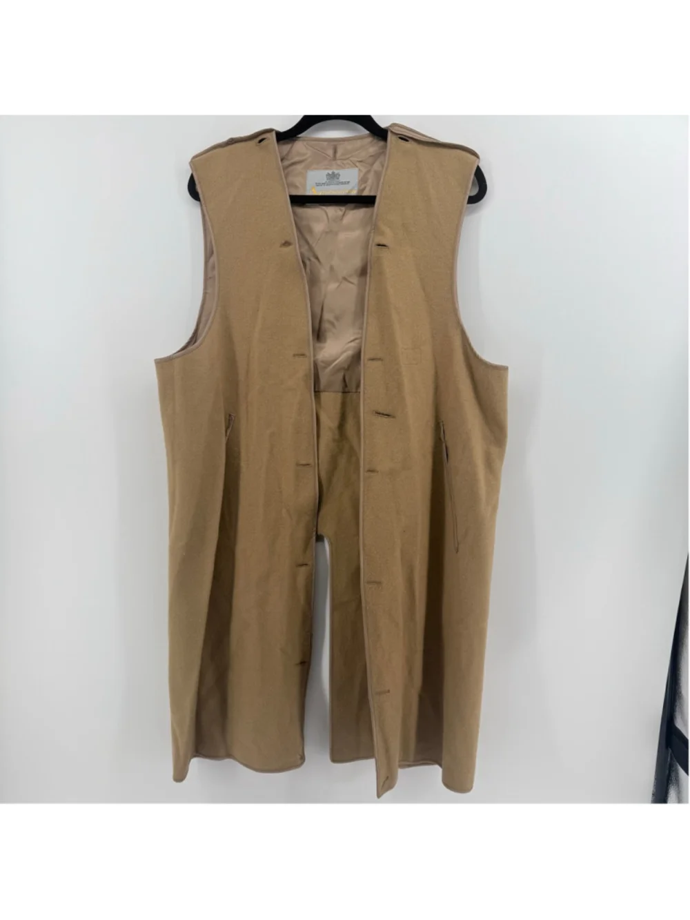 Vintage Aquascutum Trench Coat Mens 40R Beige Belted Removable Liners All Season